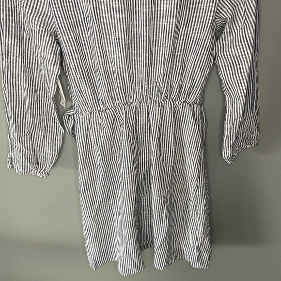 NWT Old Navy Striped Long Sleeve Wrap Dress - Picture 7 of 11